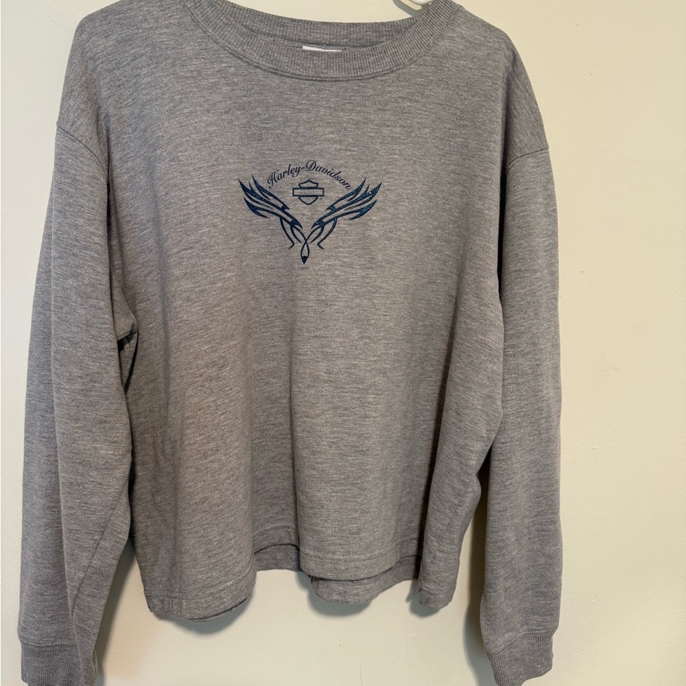 Harley-Davidson Gray Crewneck Sweatshirt